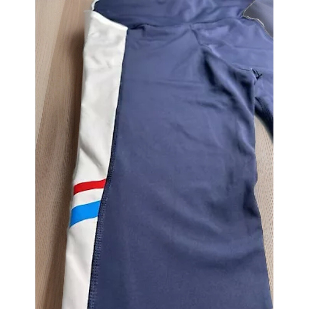Champion High Rise 20"‎ Training Leggings Blue white Size M Yoga Capri - Picture 4 of 11